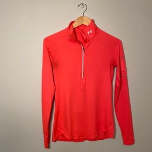 Under Armor Quarter Zip in Pink